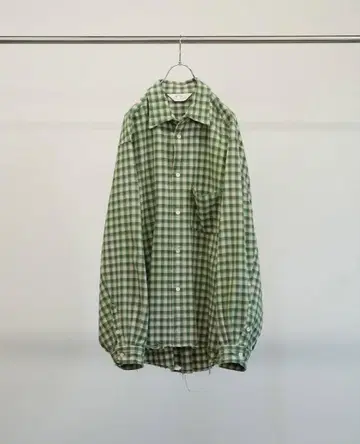 ANCELLM 25SS C/R CHECK OVER SHIRT