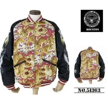 HOUSTON 자켓 RAYON SOUVENIR JACKET 백호