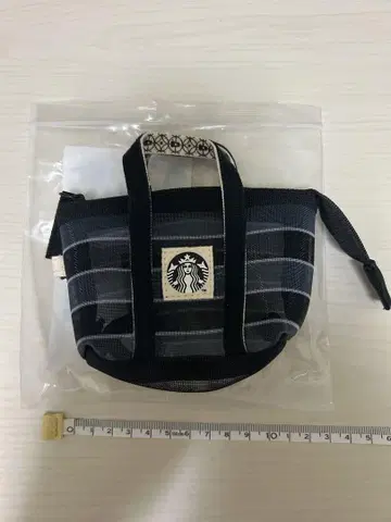 스타벅스 소품함 블랙/그레이 약 9.5 x 5 x 7.5cm