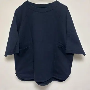 UNIVERSAL TISSU 래글런 티셔츠 반팔 컷소 네이비