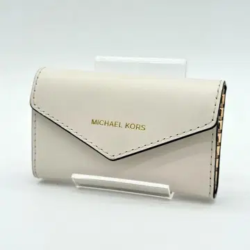 [컨디션 최상] MICHAEL KORS 6 키케이스 키링 심플 화이트