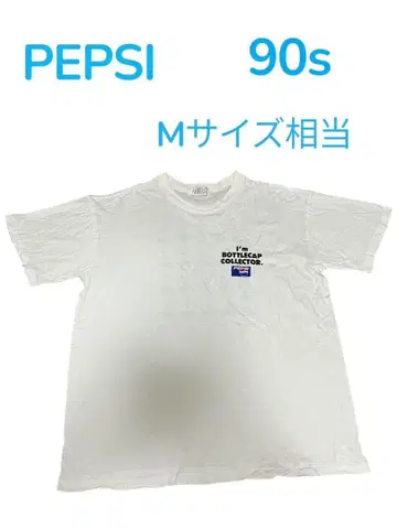 90s PEPSI MAN 티셔츠 싱글 스티치 펩시 M 사이즈 상당
