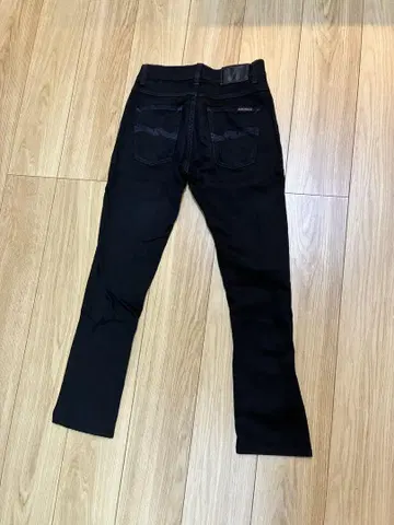 Nudie Jeans 블랙 스키니 데님