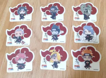 나루토 닌자 마을 코스터 9개 아카츠키 NARUTO