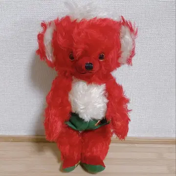 메리소트 펑키 크리스마스 치키 테디베어 곰 봉제인형 빨강