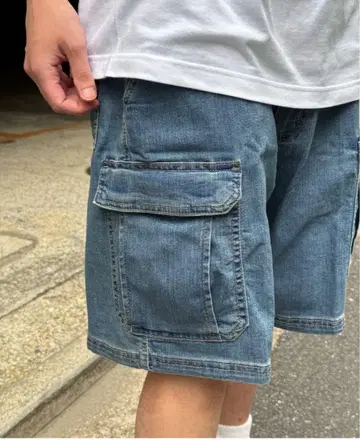 Wrangler STRETCH DENIM CARGO SHORTS 38