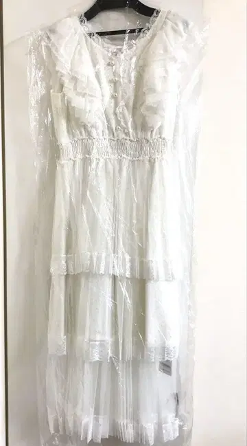 mille fille closet 원피스 화이트 레이스 튤