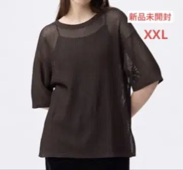 XXL 완판템 GU 메쉬 니트 오버사이즈 풀오버