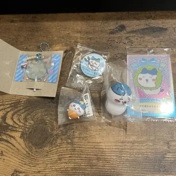 치이카와 (먼작귀) 키링 세트 쿠라스시 하치와레 캔뱃지 캔디