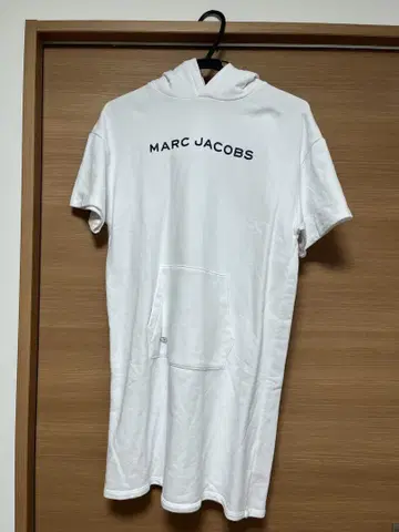 Marc Jacobs 로고 후드티 화이트
