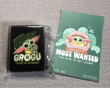[도쿄역 한정품] 스타워즈 그로구 GROGU 핀 배지 미개봉 새상품