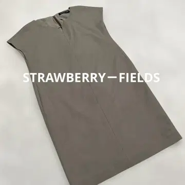 새상품급 스트로베리 필드 원피스 슬리브리스 튜닉 일본제