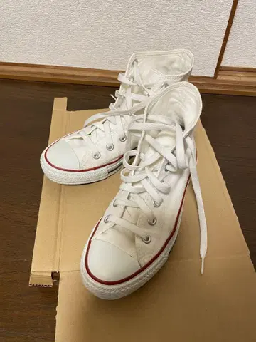 CONVERSE ALL STAR 하이컷 화이트 23.5cm