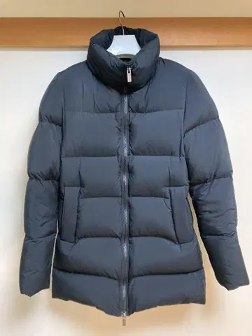 PYRENEX 피레넥스 EWAN 다운 자켓 코트 스탠드 카라 NAVY