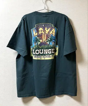 00's BIG DOGS 티셔츠 XL 사이즈 그린 멕시코제