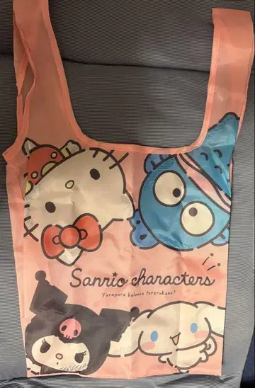 [새 상품] 대만 산리오 Sanrio 에코백 세븐일레븐
