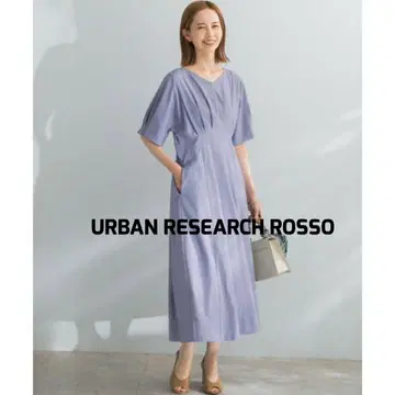 URBAN RESEARCH ROSSO 린넨 혼방 허리 턱 원피스