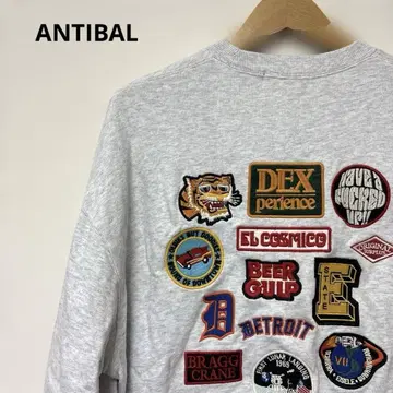 ANTIBAL 패치워크 맨투맨 티셔츠