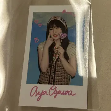 노기자카46 NOGI CAFE 노기 카페 폴라로이드풍 스티커 오가와 아야