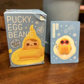 POPMART PUCKY EGG BEANIE Sunny Side Up