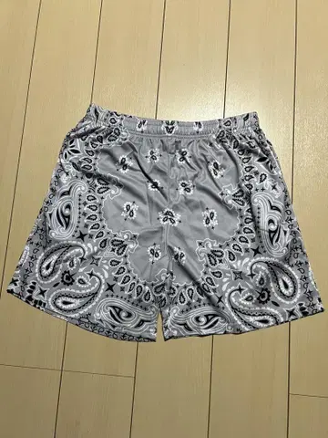 페이즐리 그레이 XL 하프 팬츠 스트릿 댄스 스눕 독