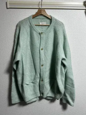 슈타인 Kid Mohair Cardigan 롱 모헤어 혼방 가디건