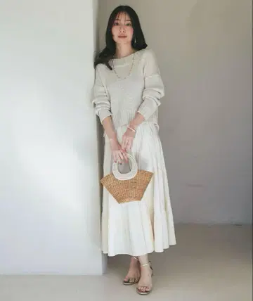 라부티크봉봉 펄 핸들 바스켓 S