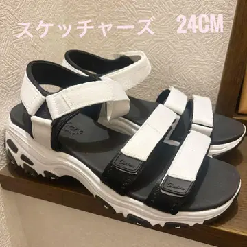 새상품급 Skechers 스포츠 샌들 YOGA FOAM 24.0cm 통굽