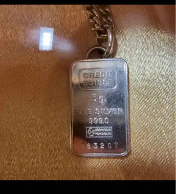 실버 잉곳 목걸이