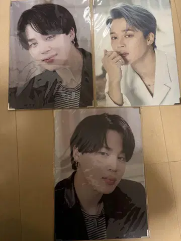 BTS 지민 프리미엄 사진 3장 세트