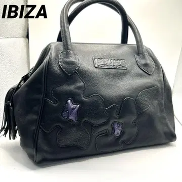 IBIZA 이비자 핸드백 미니 보스턴 블랙