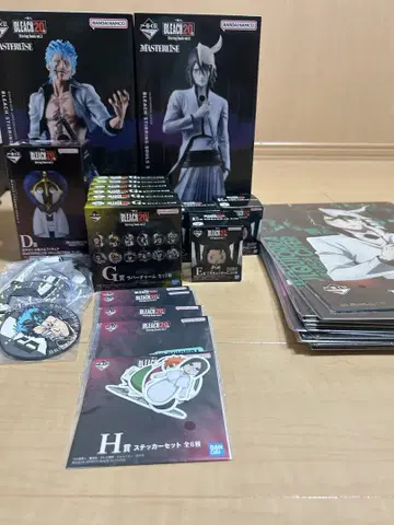 BLEACH 제일복권 A상 B상 D상 + 증정품