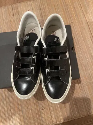 ALL STAR 블랙 스니커즈 벨크로