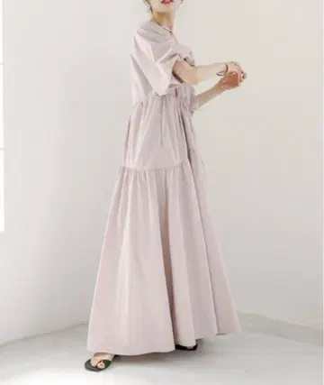 mystic 드로스트 개더 원피스