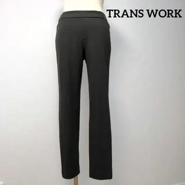 [ 트랜스워크 ] L 캐주얼 팬츠 허리밴딩 블랙 그린