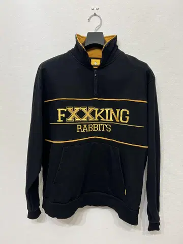 FR2 FXXKING RABBITS 하프 지퍼 맨투맨
