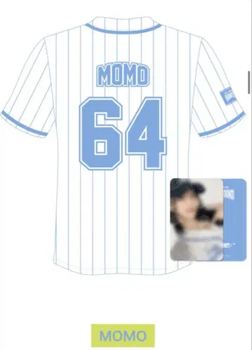 TWICE BASEBALL UNIFORM HOME 9ROUND MOMO