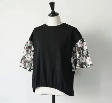 sosotto 플래이팅 천축+RIBERTY 티셔츠 정가 10780엔