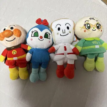 호빵맨 봉제 인형 4세트