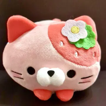 모찌후와! 데굴데굴 냥코 도치기 한정판 딸기냥