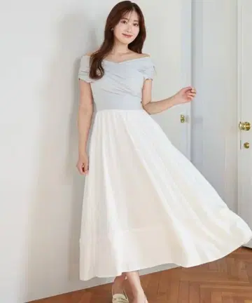 Herlipto Forher Gathered Bicolor Dress