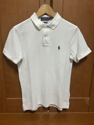랄프 로렌 피케 셔츠 화이트 XS