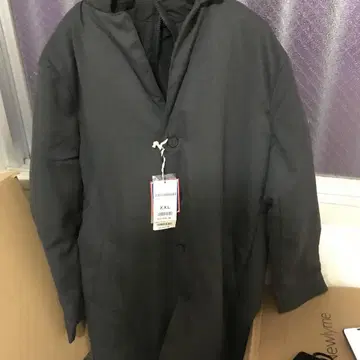 doclasse 후드 체스터 코트 XXL 블랙