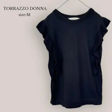 TORRAZZO DONNA 프렌치 슬리브 스웨터 꽃무늬 레이스 소매 프릴