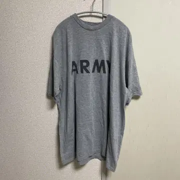 실물 미군 ARMY 트레이닝 셔츠 그레이 사이즈 XL 오버 사이즈