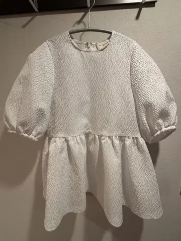 United Arrows 자카드 페플럼 블라우스