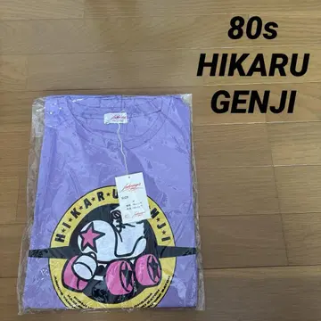 레어 80년대 Johnnys GENJI 디자인 티셔츠 밑단 소매 싱글