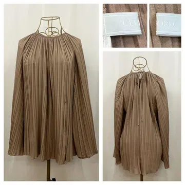 CELFORD 랜덤 플리츠 블라우스