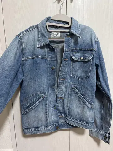 Wrangler 데님 재킷 S 라이트 블루
