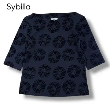 [Sybilla] 모던 패턴 티셔츠